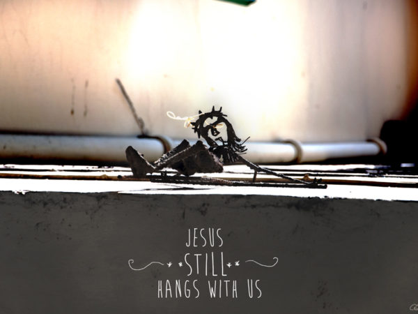 <span>Jesus still hangs with us</span><i>→</i>