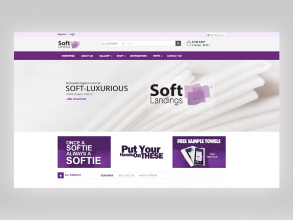 <span>Softlandings Towels</span><i>→</i>